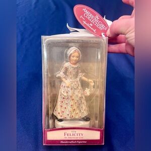 American Girl Doll 1774 Felicity Hallmark Figurine 6" Vintage 2002 NEW